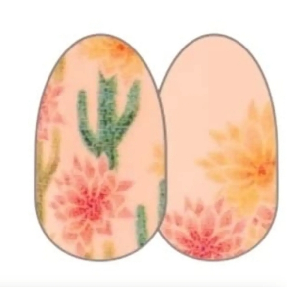 Color Street Desert Flora orange pink cream - Picture 7 of 10